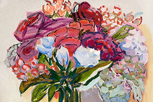 June Bouquet · Oil on Panel