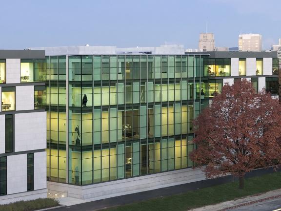 Exterior view of MFA's Art of the Americas Wing
