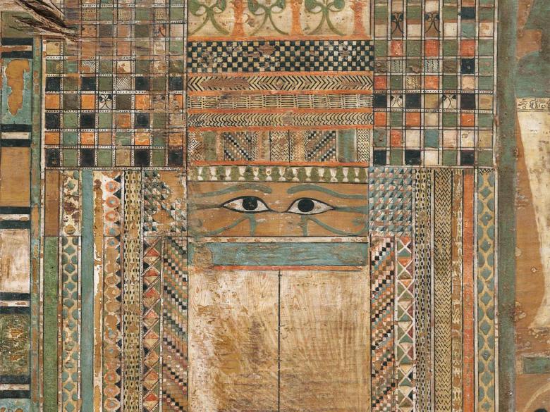 Front side panel of outer coffin of Djehutynakht, 201–1961 BCE.