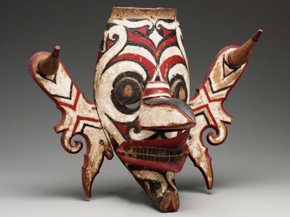 Mask (Hudoq), made by Dayak peoples in Borneo, Indonesia