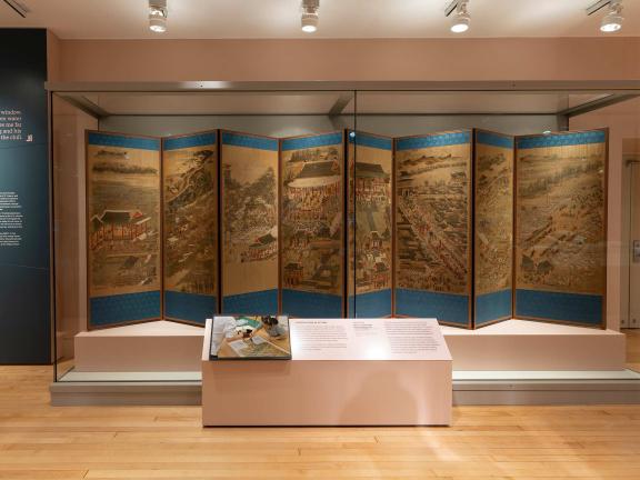 Unidentified artist, Welcoming Banquet of the Governor of Pyeongan, Korean, early 1800s.