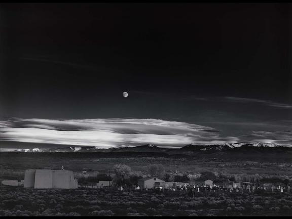 Ansel Adams's photograph, Moonrise, Hernandez, New Mexico
