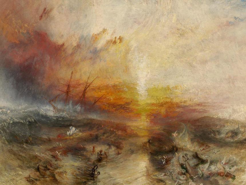 Detail of JMW Turner's painting, Slave-ship