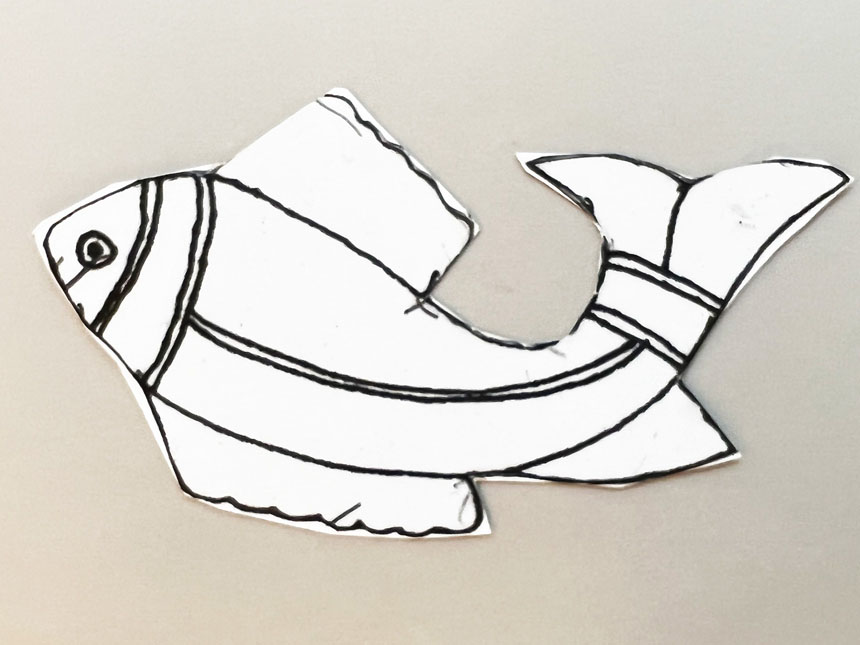 drawing of a fish
