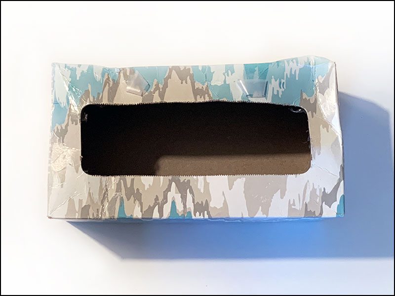 empty tissue box
