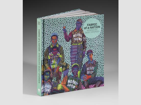 Image of book cover, Fabric of a Nation: American Quilt Stories