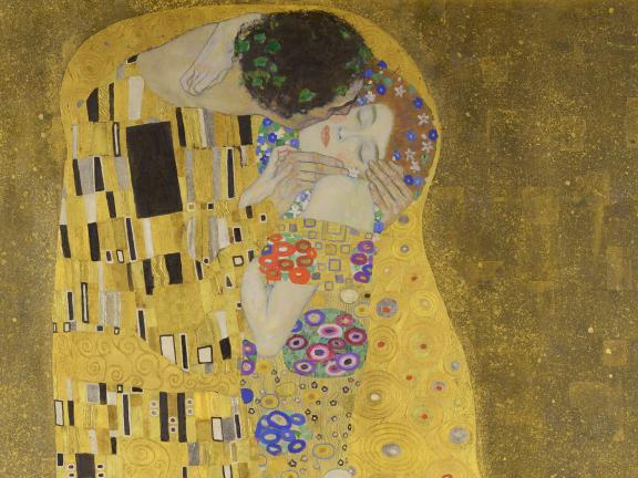 Still from Klimt and the Kiss (2023), by Ali Ray