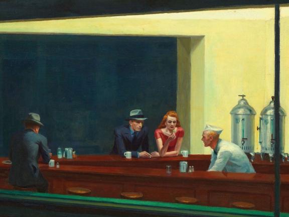 Still from Hopper: An American Love Story (2022), by Phil Grabsky.