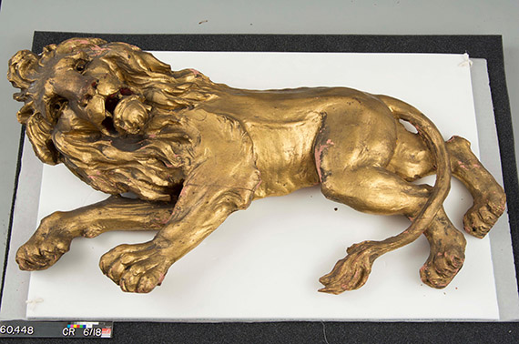 Lion Rampant before treatment