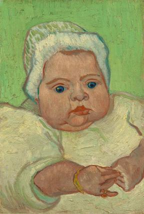 Painting of  Baby Marcelle Roulin