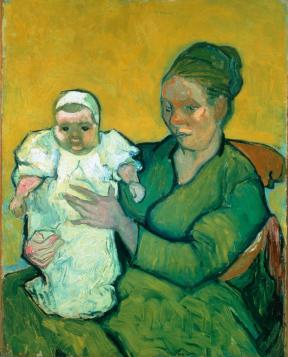 Painting of Augustine Roulin and Baby Marcelle