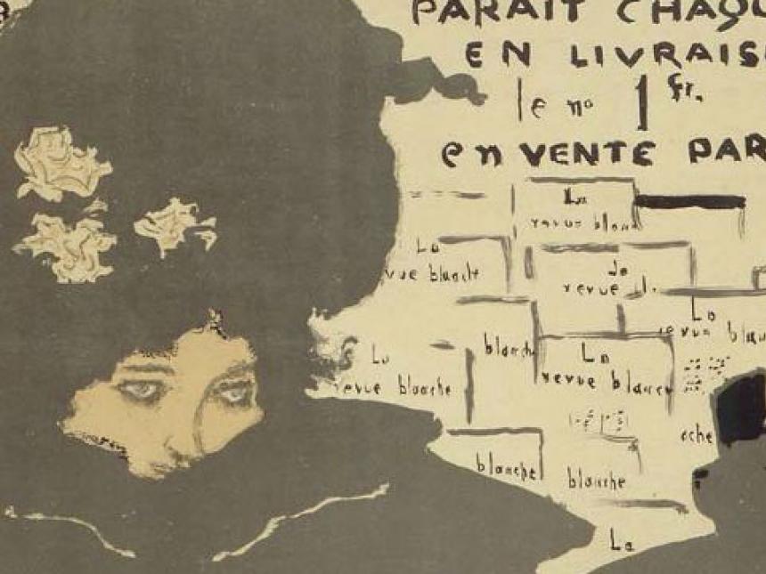 Detail of poster for La Revue Blanche