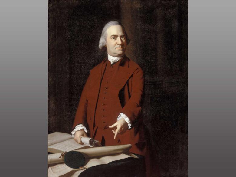 portrait painting of Samuel Adams