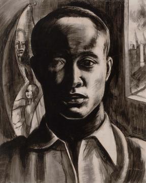 A self-portrait of a young John Wilson