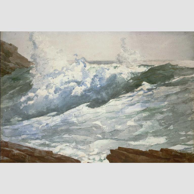 Winslow Homer, Breaking Wave (Prouts Neck), 1887. 
