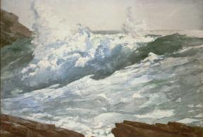 Winslow Homer, Breaking Wave (Prouts Neck), 1887. 