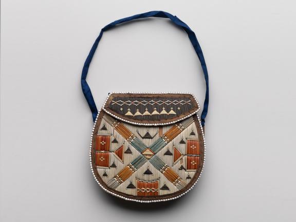 picture of a beaded pouch