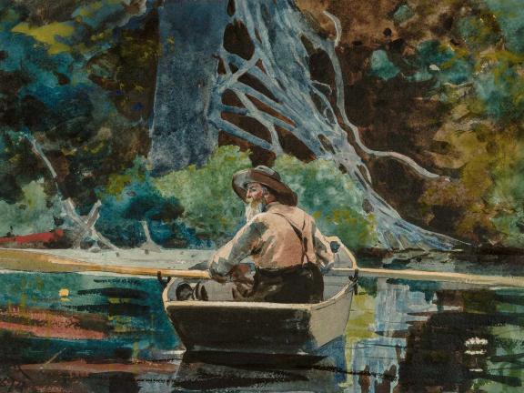 Winslow Homer, The Adirondack Guide, 1894.