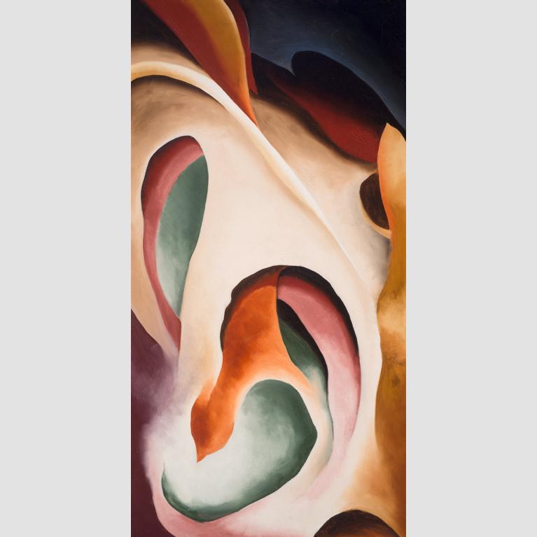 Georgia O'Keeffe,, Leaf Motif No. 2, 1924