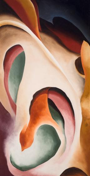 Georgia O'Keeffe,, Leaf Motif No. 2, 1924
