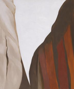 Georgia O'Keeffe (American, 1887–1986) Canyon Country, White and Brown Cliffs 1965