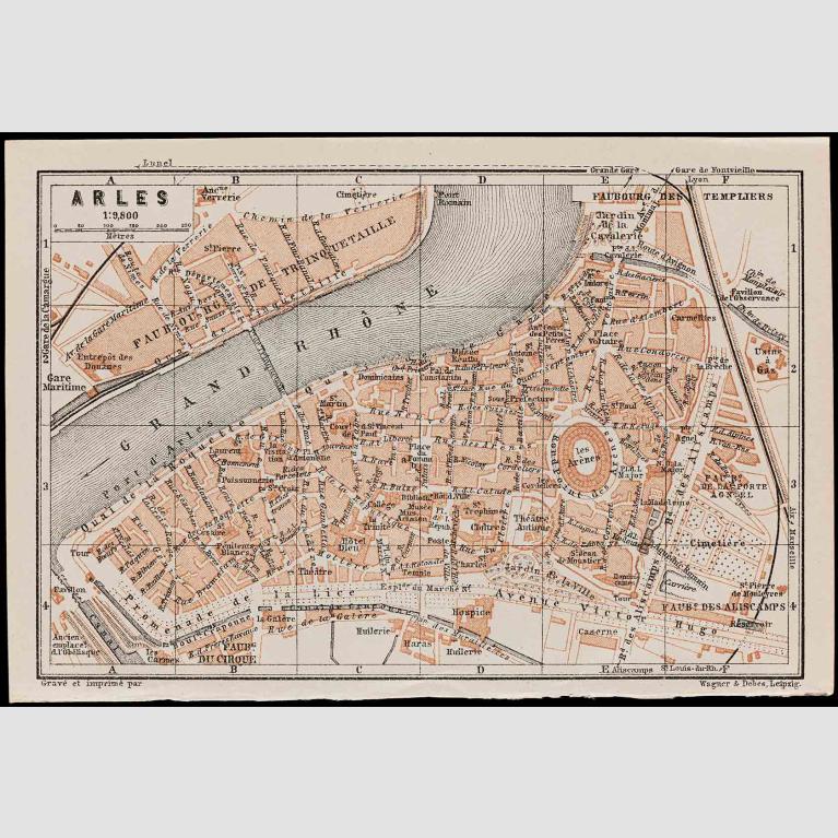 Circa 1907, printed by Wagner and Debes (Leipzig)