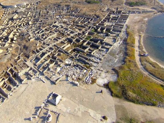 Aerial View of Delos