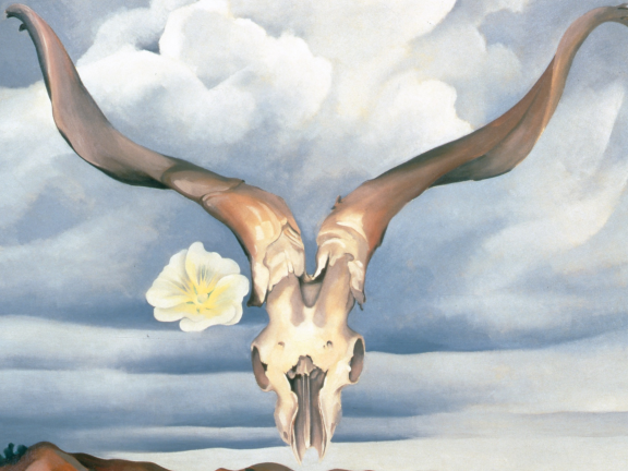 Still from Georgia O'Keeffe: The Brightness of Light (2024), by Paul Wagner.