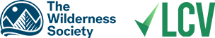 Logos of The Wilderness Society and the League of Conservation Voters